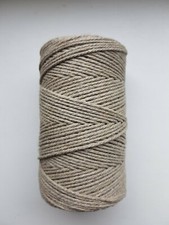 Linen Cotton Cord 1.5 mm/100 m of High Quality Yarn for Crafts Macrame Projects
