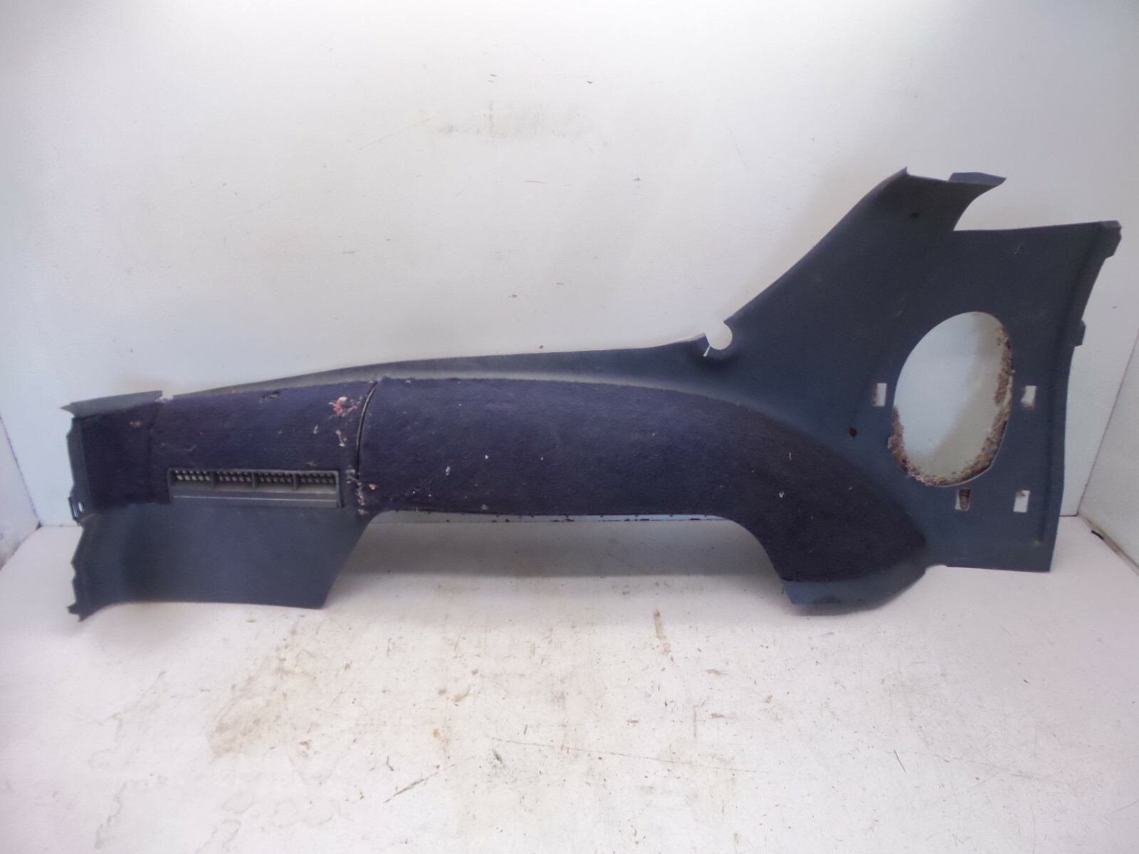 82-92 Camaro Firebird OEM Blue Rear Seat Hatch Trim Panel with Speaker