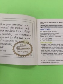 dr mario nes manual