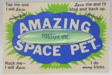 VINTAGE NOS New Toltoy, Inc. Amazing Space Pet Spinning Rock Magic Trick Toy