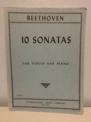 Beethoven, Ludwig - 10 Sonatas for Violin and Piano -