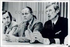 1972 Lufthansa Airlines Official Frank Backmann Pilot Werner Utter Press Photo