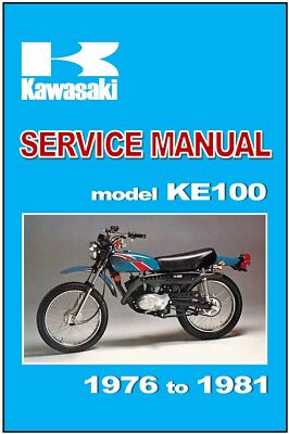 KEN1106、依頼ページ KAWASAKI Workshop Manual KE100 1976 1977 1978 1979 1980 & 1981