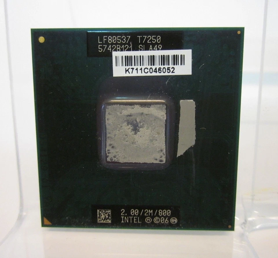 PROCESADOR INTEL CORE 2 DUO T7250 SLA49 2,00 GHz SOCKET P 800MHz - Imagen 2 de 2