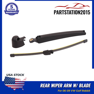 Rear Wiper Arm w/ Blade For VW Volkswagen Jetta 2009-2014 Tiguan 2009-2017