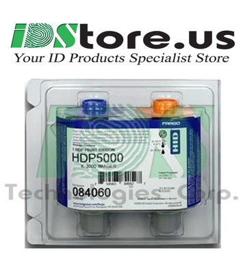 Genuine Fargo 84060 Premium Black (K) Ribbon for HDP5000 & HDPii - 3000 ...