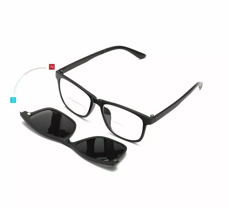 Reading glasses with magnetic clip hot sale on sunglasses