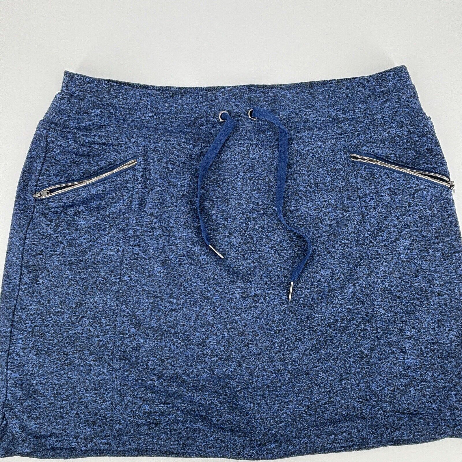2 - Tangerine Women’s Blue & Gray Athletic Skirt … - image 3
