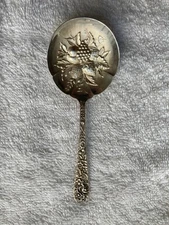 S. Kirk & Son Sterling Berry Spoon 5 1/4" Mono