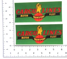 Water slide decal set for 1940's Wyandotte Cargo Lines SHIPPING W/TRACKING