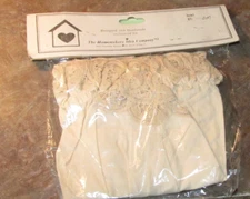 Vintage Style Battenberg Basket Liner Lace Doily Table Topper Dresser Scarf