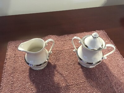 Pickard Sheffield Creamer And Sugar Set