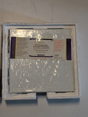 23 Platten 20x20 DC-Fertigplatten Kieselgel silanisiert Merck Vintage
