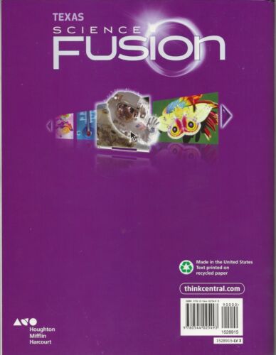 Science Fusion Texas: Student Edition Grade 3 (2015 Houghton Mifflin Harcourt) - Picture 2 of 2