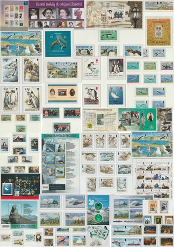 Du Sud Géorgie & Sandwich Îles non Montés Excellent État Jeux MNH 1989-2010 - Zdjęcie 1 z 53