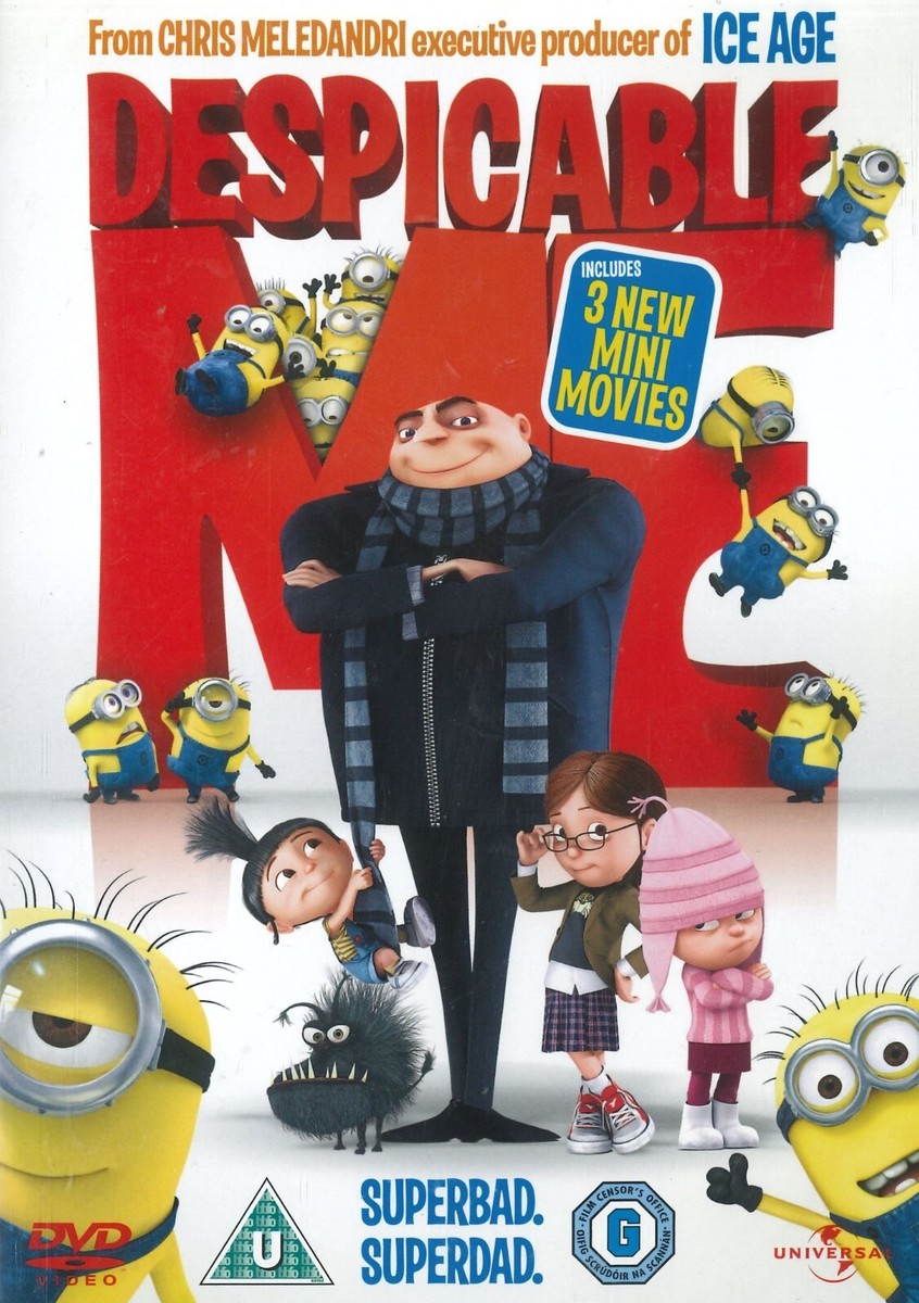 Despicable Me (2010) DVD, Steve Carell, Jason Segel, Russell Brand