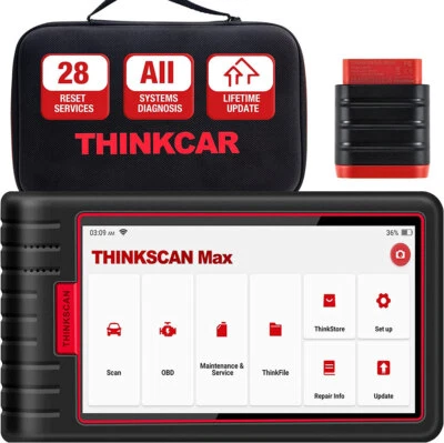 THINKCAR Thinkscan Max2 BT AUTOMÓVIL OBD2 dispositivo de diagnóstico escáner de coche TODO EL SISTEMA lector de códigos de automóvil
