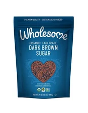 Wholesome Sweeteners Organic Dark Brown Sugar Fair Trade Non GMO & Gluten Fre...