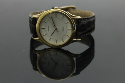 SEIKO Dolce 5E31-7A40 Quartz Gold strap worn out | eBay