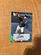 2023 Leaf Perfect Game - Athen Malone - Platinum Prismatic Metal Auto #d 2/2