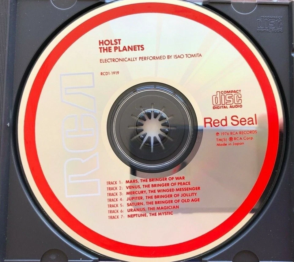 Tomita The Planets RCA Red Seal 1984 Made In Japan RARE - Image 3 of 4