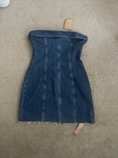 Reformation Madilyn Denim Dress Sz 0