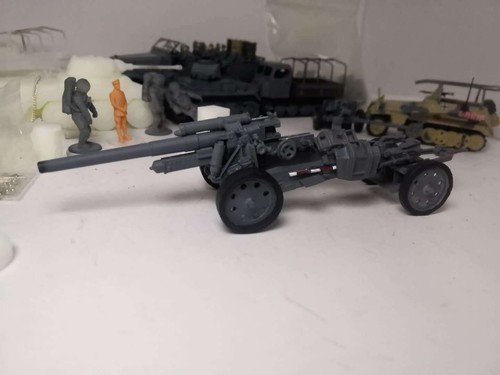 1/72 1/87 1/48 1/144 150mm SFH18 howitzer resin model 3D printing - Picture 11 of 17