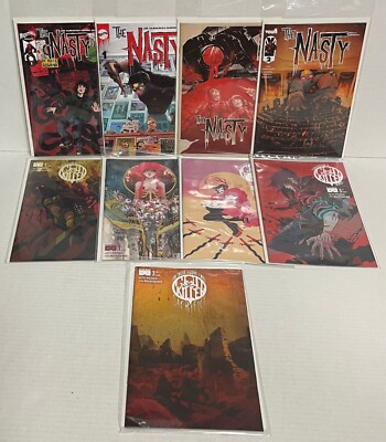 The Nasty #1-2, God Killer#1-3,#3 Lot of 10 Comics Vault Comics 2023 Great Start