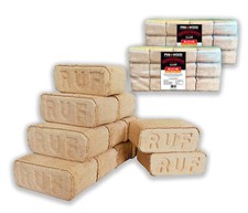 PINI Holzbriketts 100% Buche Hartholzbriketts RUF Kamin Ofen Feuerstelle