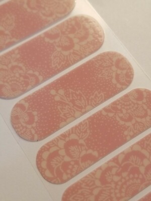 Jamberry RIVIERA ROSE, 1/2 sheet
