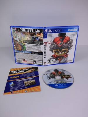 Street Fighter V 5 (Sony PlayStation 4, 2016) (PS4) Tested Rated T PS4 CAPCOM !!