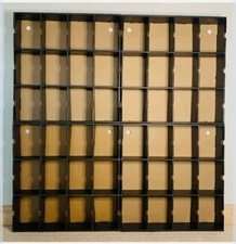 Funko Pop Display shelf Kubbie FOUR PACK...BLACK. 