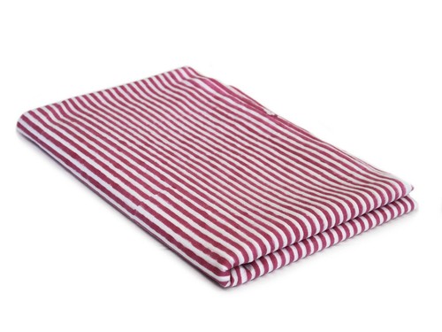 10 Yard Pink White Fabric Indian Dressmaking Cotton Fabric Stripe Curtain Fabric - Picture 5 of 12