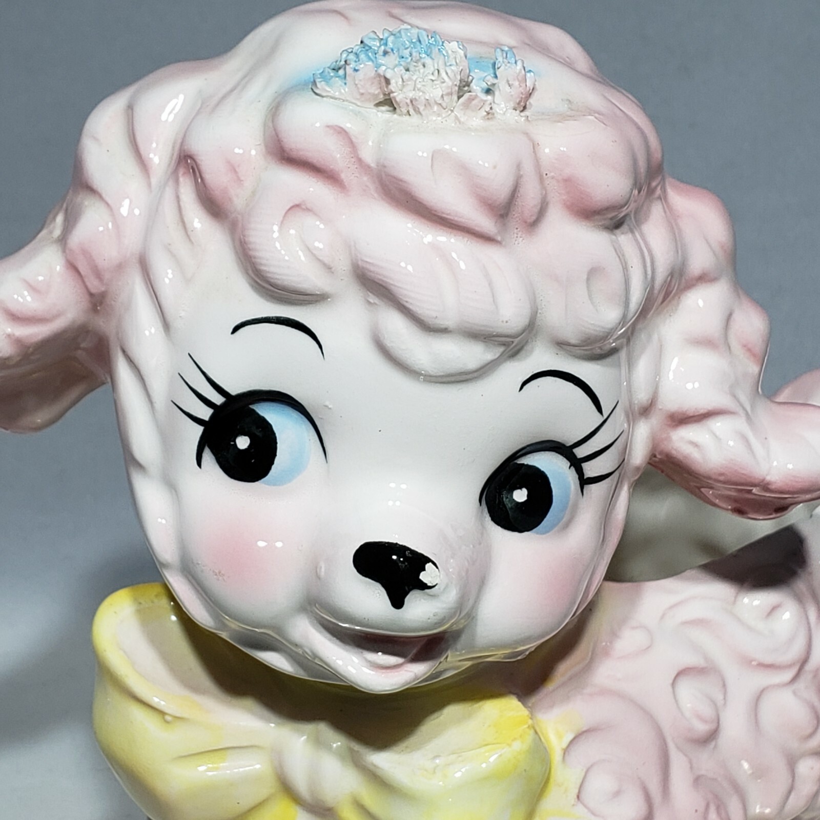 Relpo Original Ceramic Baby w/Bib Putting Bowl on Head Samson Import Co