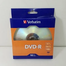 Verbatim DVD-R 10 Pack 4.7 GB 16x Speed 120 Minutes