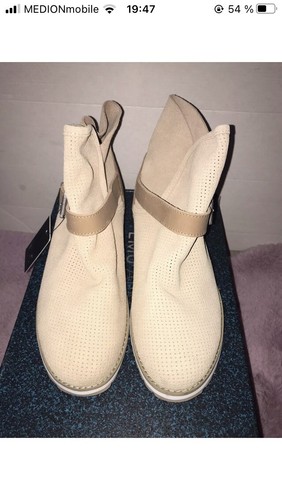 Emu Australia Damen Stiefelette Neu Gr 38 Velours Leder Beige Extra Leicht - Bild 8 von 8