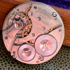 Waltham Grade: No. 610 16S 7 Jewels Openface Pocket Watch Movement Runs