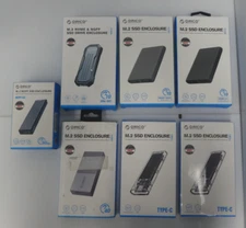 Lot of 7 ORICO SSD Enclosure