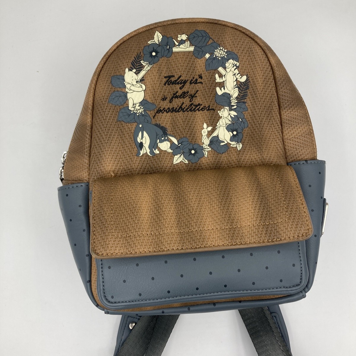 Disney Loungefly Winnie The Pooh Mini Backpack Today Is Full  display picture 3