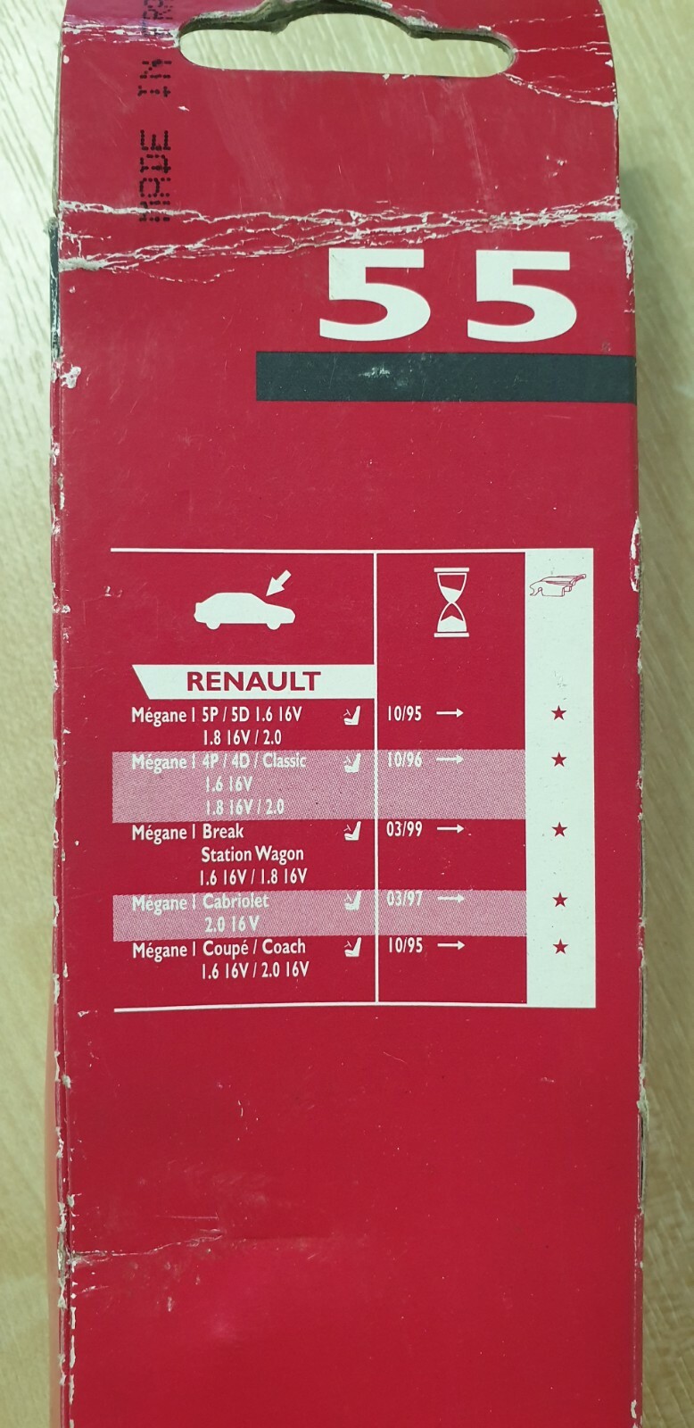 Renault Genuine Wiper Blade 7711230011 Scenic II Ph1 Pair for sale 