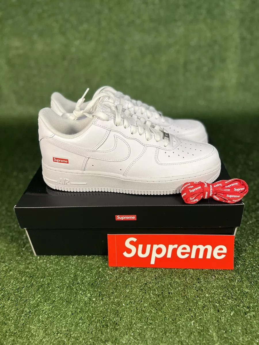 Supreme Air Force 1 Low Box Logo White