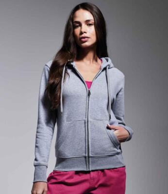 Anthem Damen Bio Full Zip Hoodie Drop Shoulder Slim Fit Heavyweight Fashion