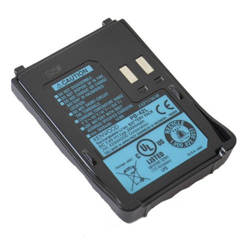 PB-42L 2000mAh Li-Ion Battery for KENWOOD TH-F6 TH-F6A TH-F6E TH-F7 TH-F7A Radio - Zdjęcie 5 z 6
