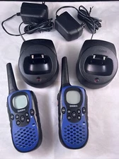Uniden GMR1058-2CK 2-Way Radio Walkie Talkies - TESTED - Working NO BATTERIES