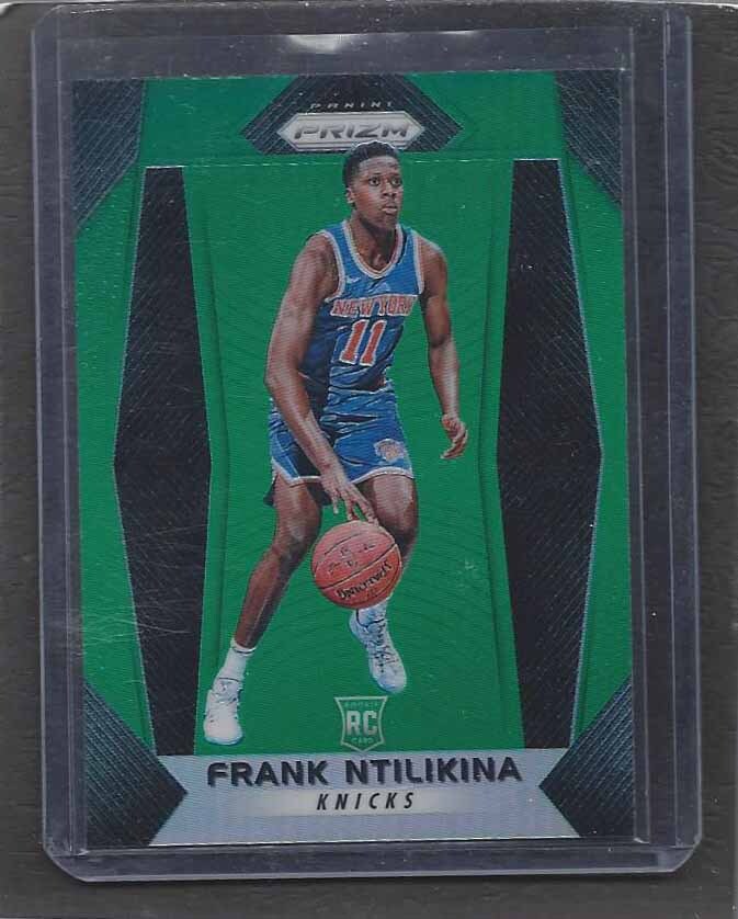 FRANK NTILIKINA 2017-18 PANINI PRIZM GREEN PRIZMS ROOKIE RC #275