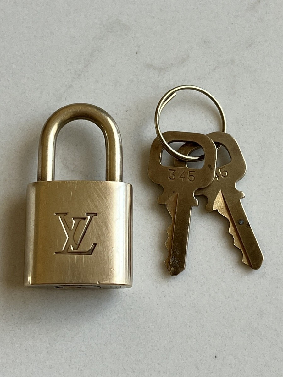 Authentic Louis Vuitton Gold Lock & Key #345 | eBay