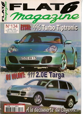 FLAT 6 134 PORSCHE 996 TURBO TIPTRONIC 911 E 2.0 KENNZEICHEN 996 GT3 RS CAYENNE TURBO