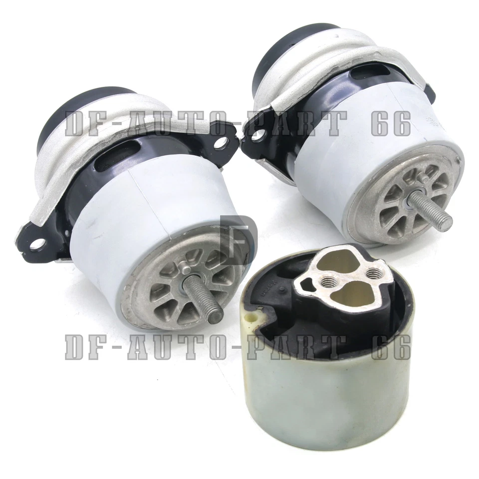 OEM Pair Engine Mounts and Transmission Mount 7L8199131A For Audi Q7 VW Touareg - Image 3 of 4