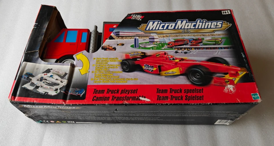 Vintage 1999 Micro Machines Team Truck Playset GRAND PRIX F1 Racetrack New RARE - Image 2 of 4