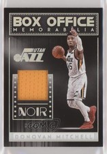 2018-19 Panini Noir Box Office Memorabilia /99 Donovan Mitchell #BX-DML 08ti